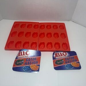 2 University of Florida GATORS Jello Jiggler Molds UF Gator Nation Shooters